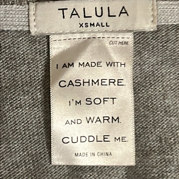 Aritzia Talula cashmere blend long sweater - Picture 2 of 7